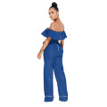 New Arrivals Trendy Casual Clothing Ruffle Rompers Jumpsuit for Women